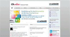 Desktop Screenshot of computerundrecht.de